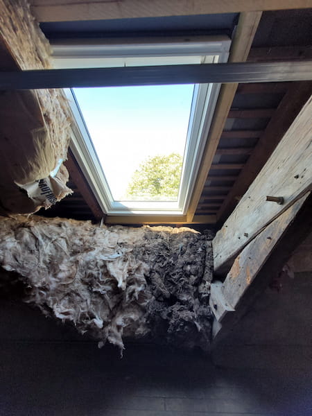 Photo fenetres de toit pose