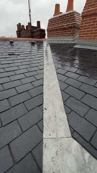 Photo zinguerie noue